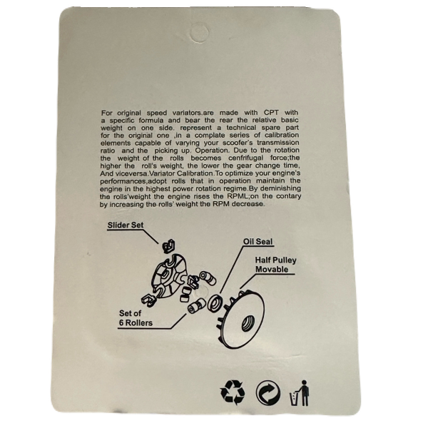 خار (اسلایدر) (دمپر) کلاچ (فولی) جلو طرح کلیک و طرح ایروکس